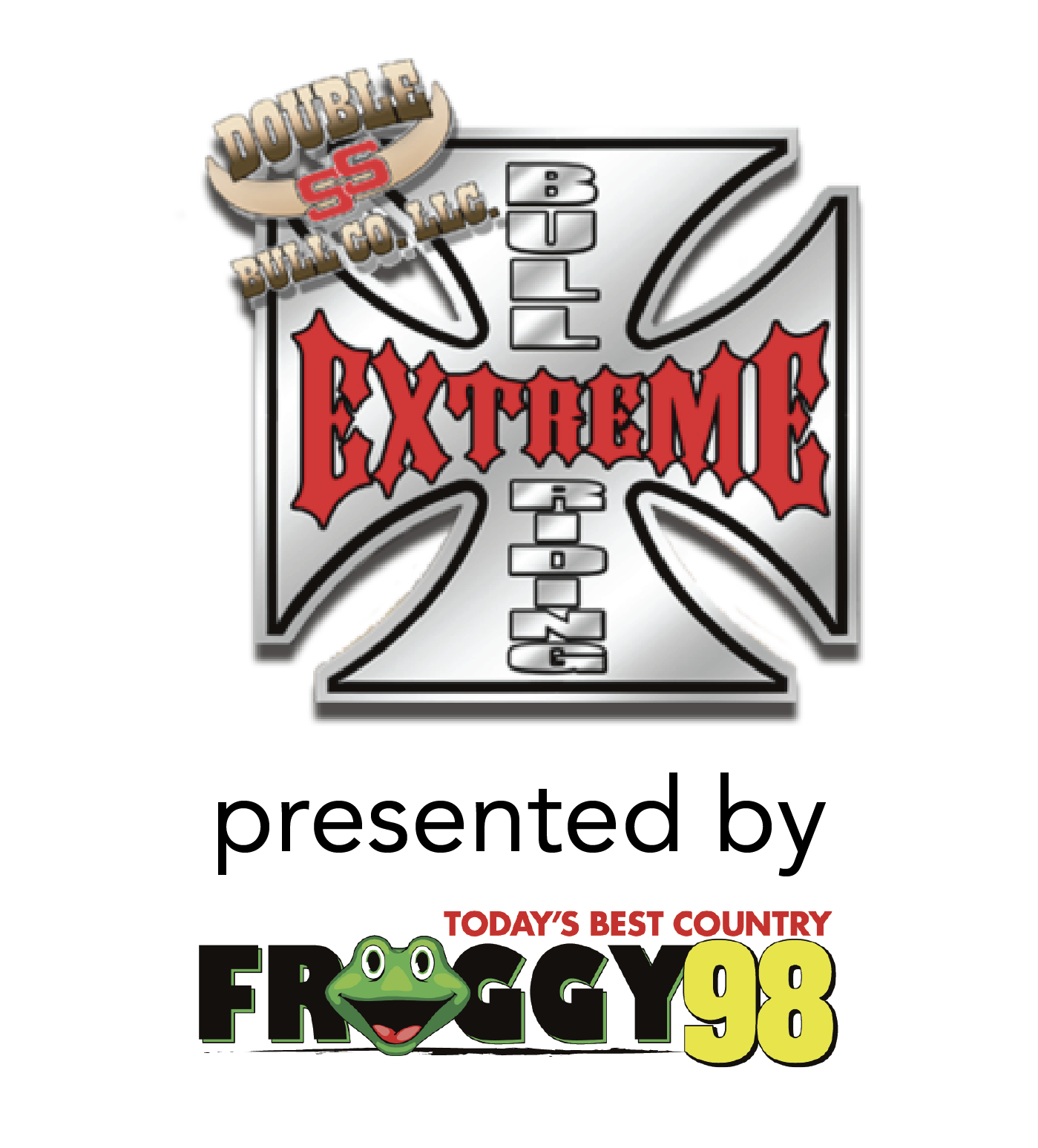 Extreme Bulls Froggy Lockup Black Text